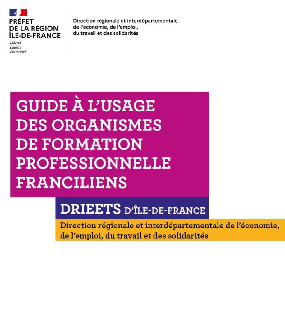 Organismes Formation : Le guide par la Drieets